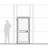 MPA90P scheda prodotto - Porta in alluminio e policarbonato inserita nel pannello- cm 90x210h Porta in alluminio e policarbonato inserita nel pannello- cm 90x210h - Porta in alluminio e policarbonato inserita nel pannello- cm 90x210h