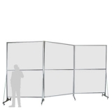 MQ60.30P scheda prodotto - Separè autostabile MACRO QUINTA Separè autostabile MACRO QUINTA "alveolare" - cm 600x300h (3 elementi) - Separè autostabile MACRO QUINTA