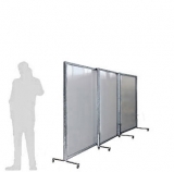 MS45.20 scheda prodotto - Separè autostabile MACRO SLIDE Separè autostabile MACRO SLIDE "alveolare" - cm 450x200h (3 elementi) - Separè autostabile MACRO SLIDE