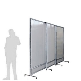 MS45.25 scheda prodotto - Separè autostabile MACRO SLIDE Separè autostabile MACRO SLIDE "alveolare" - cm 450x250h (3 elementi) - Separè autostabile MACRO SLIDE