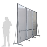 MS45.30 scheda prodotto - Separè autostabile MACRO SLIDE Separè autostabile MACRO SLIDE "alveolare" - cm 450x300h (3 elementi) - Separè autostabile MACRO SLIDE