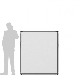 Pannello espositivo CLIPPER LEGGERO - cm 130x150h 