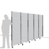 AFL05 scheda prodotto - Separè a parete ALA ROTOFOOT LIGHT Separè a parete ALA ROTOFOOT LIGHT "alveolare" - cm 505x190h (5 elementi) - Separè a parete ALA ROTOFOOT LIGHT