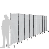 AR09 scheda prodotto - Separè autostabile ALA ROLLER Separè autostabile ALA ROLLER "alveolare" - cm 916x190h (9 elementi) - Separè autostabile ALA ROLLER