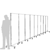 AR09C scheda prodotto - Separè autostabile ALA ROLLER Separè autostabile ALA ROLLER "composito" - cm 916x190h (9 elementi) - Separè autostabile ALA ROLLER