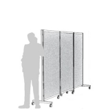 AR03L scheda prodotto - Separè autostabile ALA ROLLER Separè autostabile ALA ROLLER "laminato" - cm 316x190h (3 elementi) - Separè autostabile ALA ROLLER