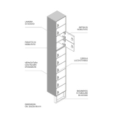 Armadio modulare portacellulare - Armadio modulare portacellulare