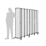 CRM07 scheda prodotto - Separè autostabile CLIPPER ROLLER 30 - cm 222x180h (7 elementi) Separè autostabile CLIPPER ROLLER 30 - cm 222x180h (7 elementi) - Separè autostabile CLIPPER ROLLER 30 - cm 222x180h (7 elementi)