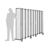 CRM09 scheda prodotto - Separè autostabile CLIPPER ROLLER 30 - cm 282x180h (9 elementi) Separè autostabile CLIPPER ROLLER 30 - cm 282x180h (9 elementi) - Separè autostabile CLIPPER ROLLER 30 - cm 282x180h (9 elementi)