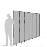 CRL06F scheda prodotto - Separè a parete CLIPPER ROLLER LIGHT Separè a parete CLIPPER ROLLER LIGHT "feltro" - cm 394x201h (6 elementi) - Separè a parete CLIPPER ROLLER LIGHT