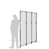 CRL03L scheda prodotto - Separè a parete CLIPPER ROLLER LIGHT Separè a parete CLIPPER ROLLER LIGHT "laminato" - cm 199x201h (3 elementi) - Separè a parete CLIPPER ROLLER LIGHT