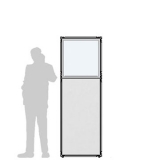 CL65.19IL scheda prodotto - Pannello divisorio CLIPPER Pannello divisorio CLIPPER "finestrato laminato" - cm 65x195h - Pannello divisorio CLIPPER