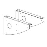 MA-MRP scheda prodotto - Coppia mensola supporto reggipiano Coppia mensola supporto reggipiano - Coppia mensola supporto reggipiano