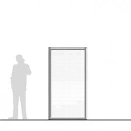 Pannello divisorio MACRO "alveolare" - cm 100x200h 