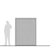 M13.20L scheda prodotto - Pannello divisorio MACRO Pannello divisorio MACRO "laminato" - cm 134x200h - Pannello divisorio MACRO