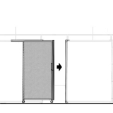 MS10.20F scheda prodotto - Pannello scorrevole MACRO Pannello scorrevole MACRO "laminato" - cm 100x200h - Pannello scorrevole MACRO
