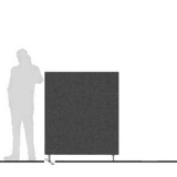 Pannello divisorio TXT di prosecuzione con 1 base dritta - cm 120x140h - Pannello divisorio TXT di prosecuzione con 1 base dritta - cm 120x140h