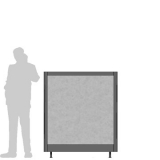 X12.14F scheda prodotto - Pannello divisorio XILOX Pannello divisorio XILOX "feltro" - cm 120x140h - Pannello divisorio XILOX