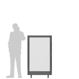 X08.14L scheda prodotto - Pannello divisorio XILOX Pannello divisorio XILOX "laminato" - cm 80x140h - Pannello divisorio XILOX