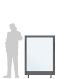 X10.14A scheda prodotto - Pannello divisorio XILOX Pannello divisorio XILOX "vetroplastico" - cm 100x140h - Pannello divisorio XILOX