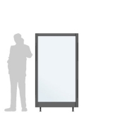 X10.18A scheda prodotto - Pannello divisorio XILOX Pannello divisorio XILOX "vetroplastico" - cm 100x180h - Pannello divisorio XILOX