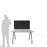 Schermo divisorio fonoassorbente ZIPSOUND 02 "desk"- con 2 morsetti tipo A - cm120x60h - Schermo divisorio fonoassorbente ZIPSOUND 02 