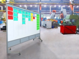 Lavagna dittico pieghevole su ruote MACRO LAVAGNA "bianca"  - cm.200x200h 