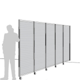 MRL05G scheda prodotto - Separè a parete su ruote MACRO R. L. GRIGLIA - cm 540x212h (5 elementi) Separè a parete su ruote MACRO R. L. GRIGLIA - cm 540x212h (5 elementi) - Separè a parete su ruote MACRO R. L. GRIGLIA - cm 540x212h (5 elementi)