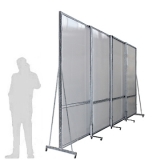 MS60.30 scheda prodotto - Separè autostabile MACRO SLIDE Separè autostabile MACRO SLIDE "alveolare" - cm 600x300h (4 elementi) - Separè autostabile MACRO SLIDE