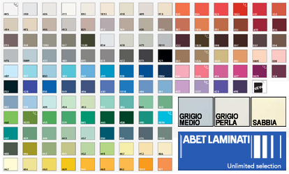 Colori di laminato