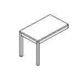 Tavolo multifunzionale collegabile con struttura metallica cm 100. - Tavolo multifunzionale collegabile con struttura metallica cm 100.