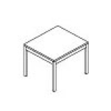 Tavolo multifunzionale con struttura metallica cm 80. - Tavolo multifunzionale con struttura metallica cm 80.