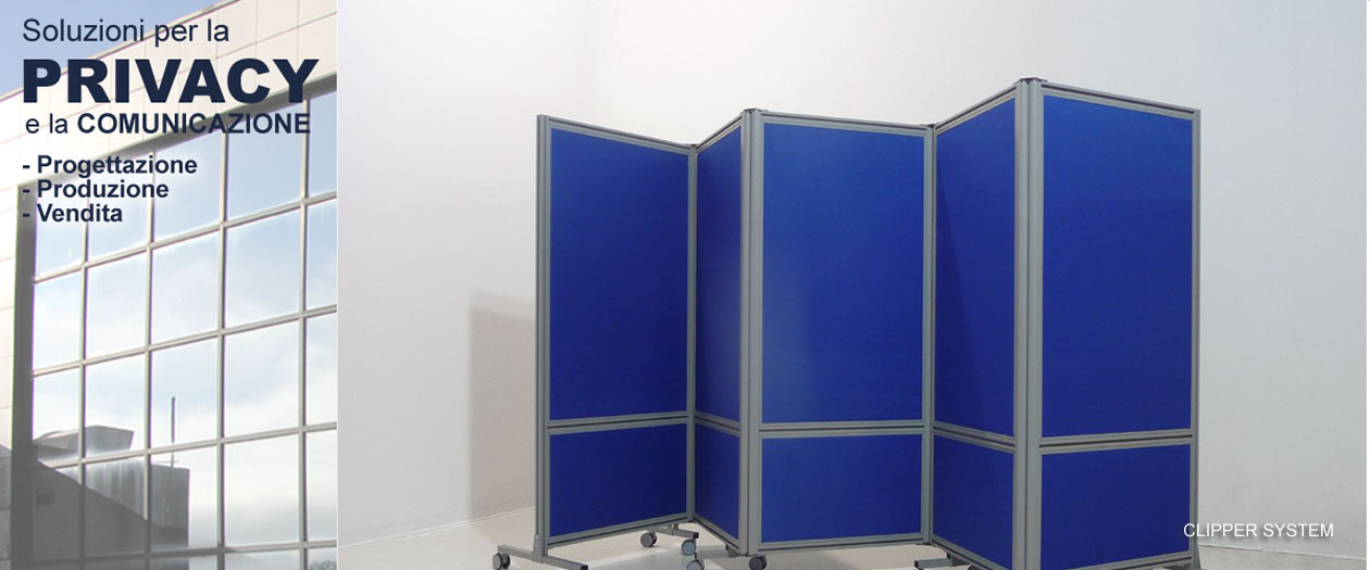 SEPARE' AUTOPORTANTI SU RUOTE